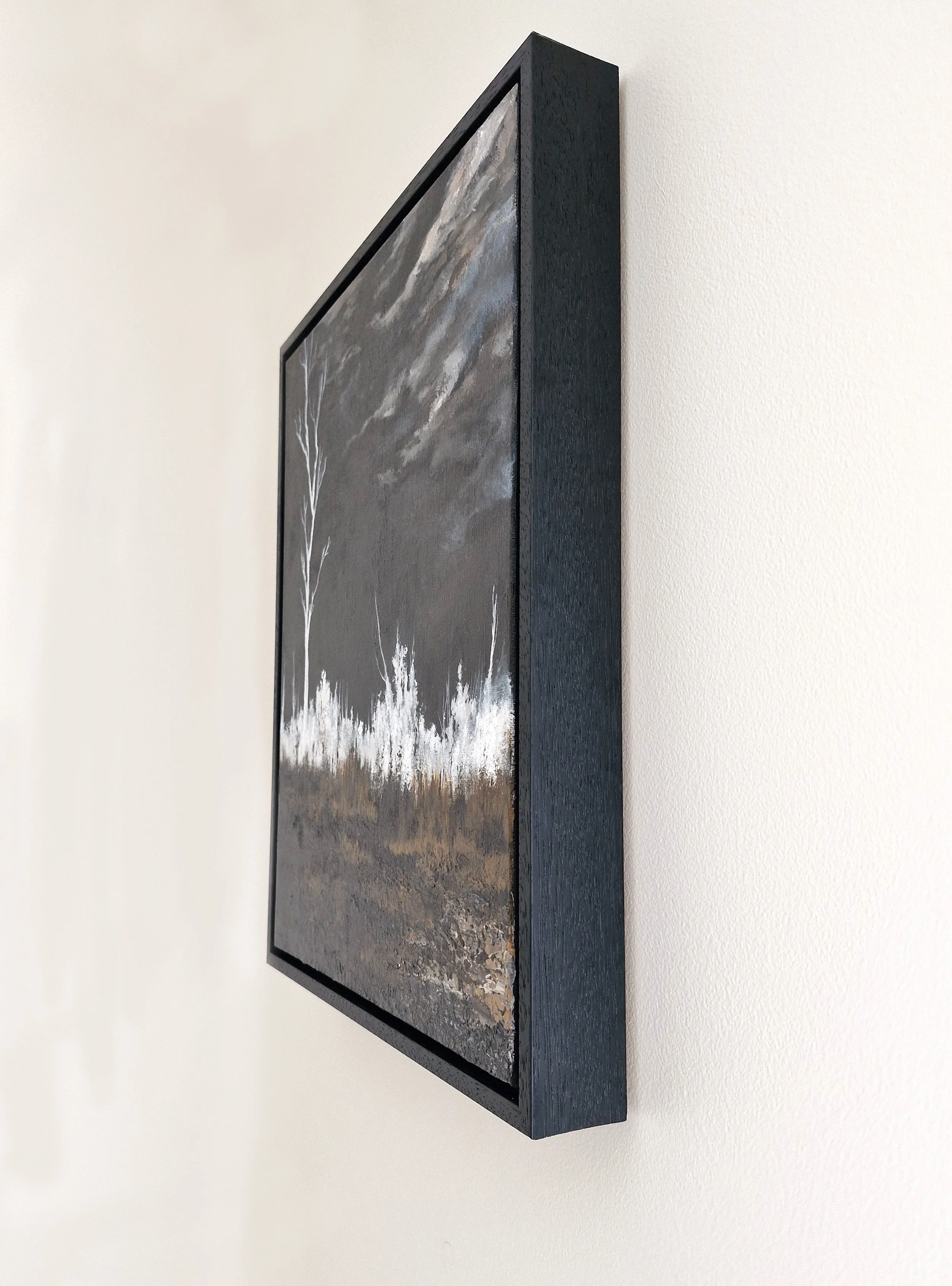 Midnight Reverie - Abstract Art Landscape Painting — Rita Saf Design